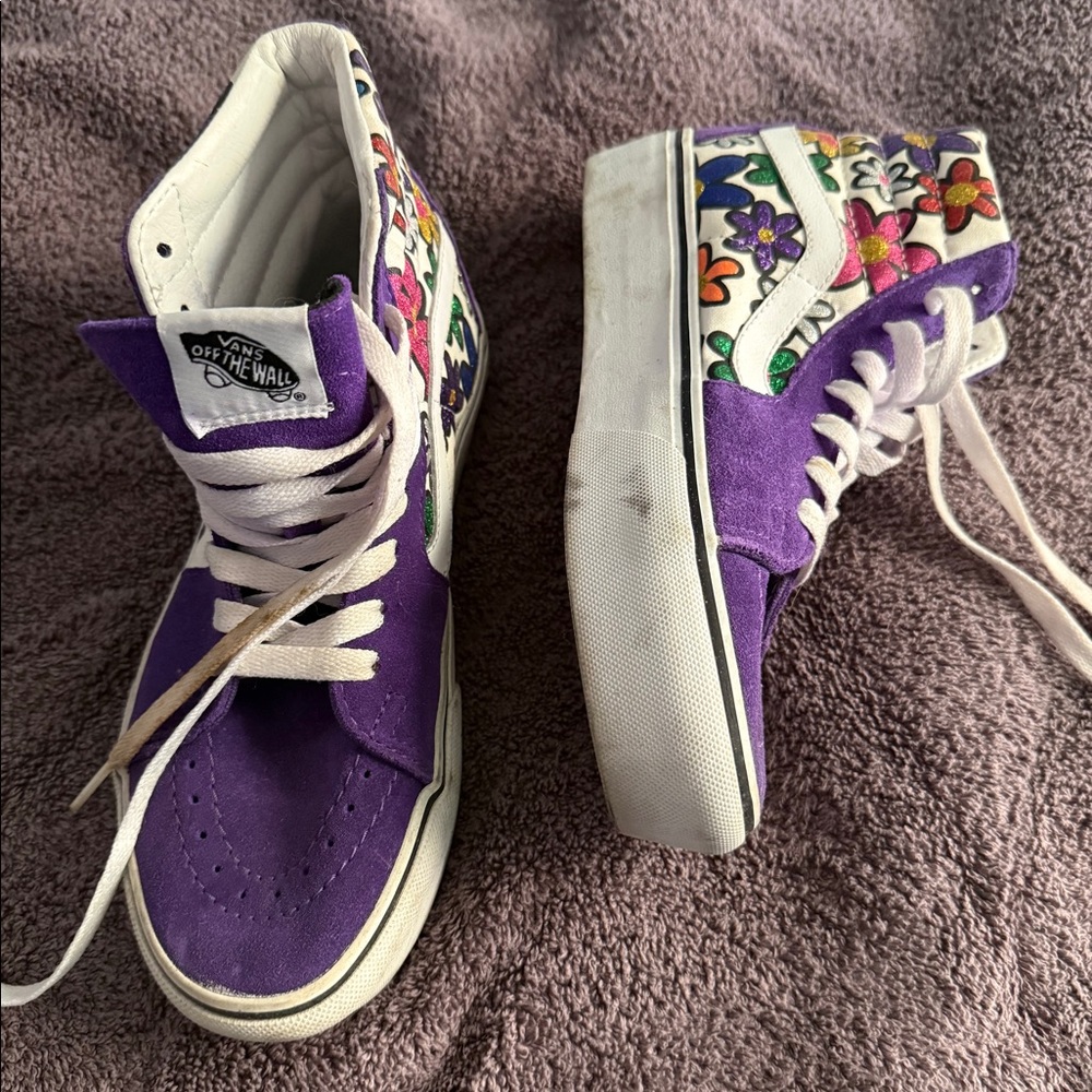 Vans high top shoes